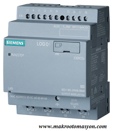 6ED1052-1HB00-0BA8 LOGO! 24 RCE 8DI / 4DO 24 V / 24 V / ROLE + RTC
