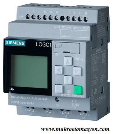 6ED1052-1FB00-0BA8 LOGO! 230 RCE 8DI / 4DO 230 V / 230 V / ROLE + RTC